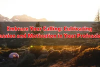 Embrace Your Calling: Cultivating Passion and Motivation in Your Profession